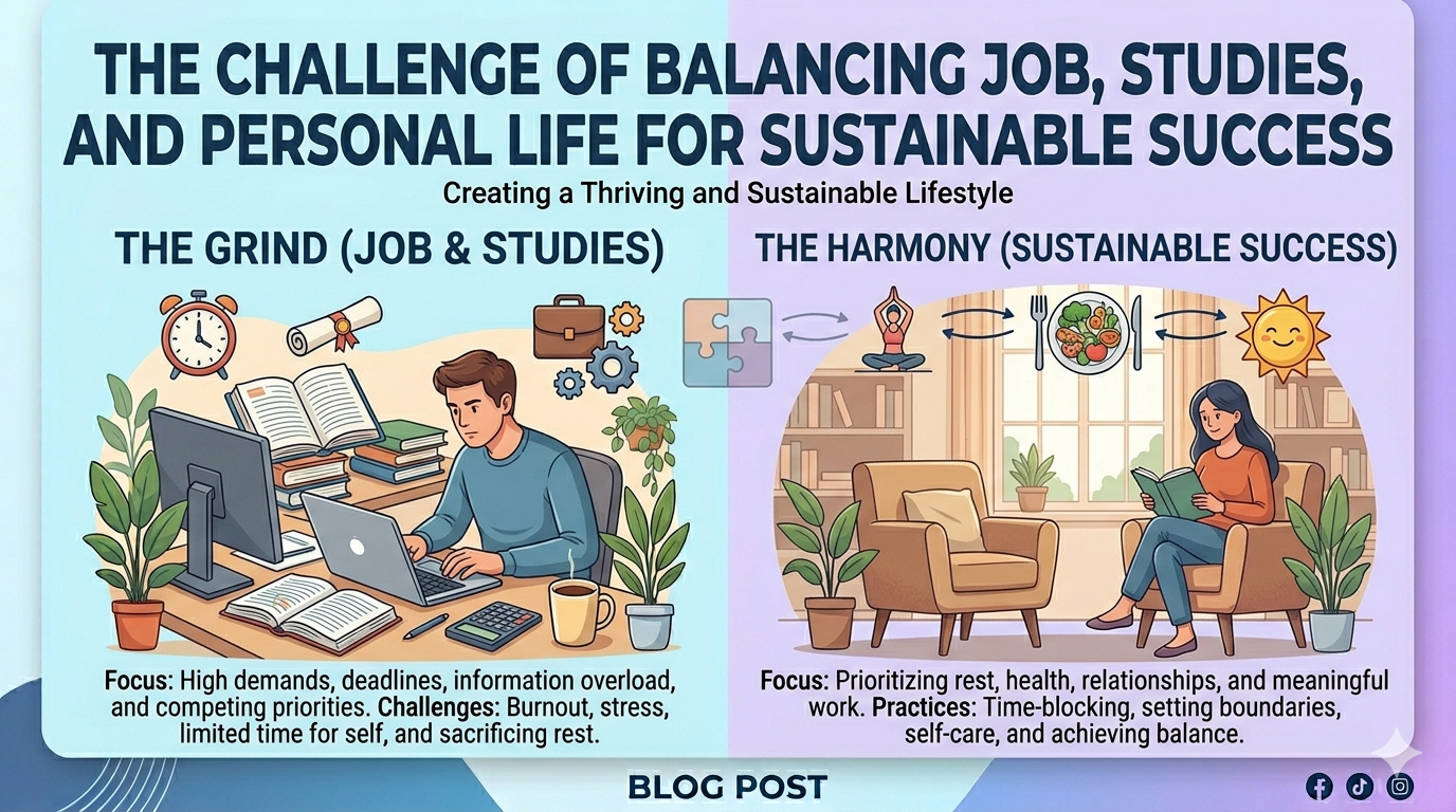 Balancing Job, Studies, and Personal Life for Sustainable Success