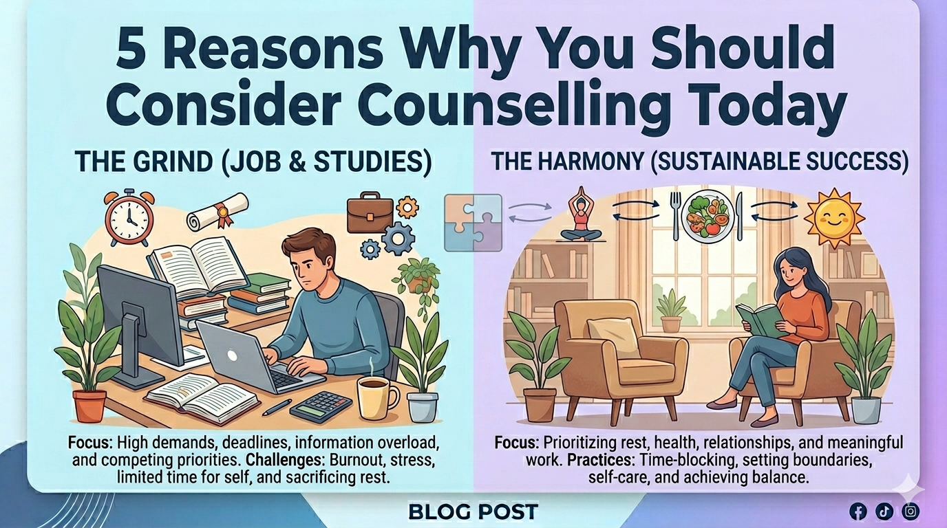 5 Reasons Why You Should Consider Counselling Today