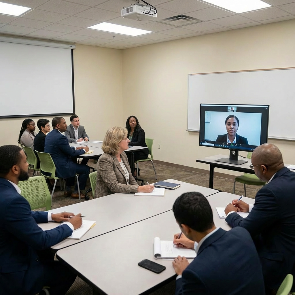 Mentorship workshop on 'Government Career Mentorship: Navigating the Path' and 'Session 3: Application Strategies'.