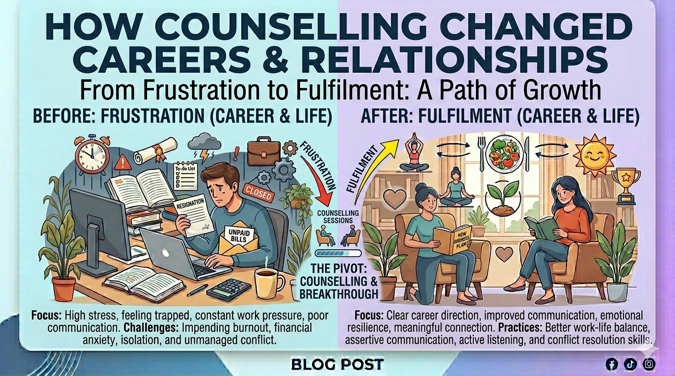 Case Studies: How Counselling Changed Careers & Relationships